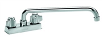 Krowne 11-406L - Low Lead Commercial 4-inch Center Faucet with 6-inch Tube Spout