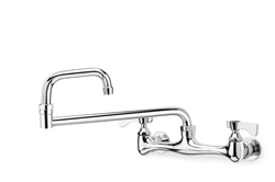 Krowne 12-818L - Low Lead 8-inch Wall Mount Faucet with 18-inch Double Swing Spout
