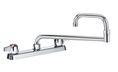 Krowne 13-824L - Low Lead Commercial 8-inch Center Faucet with 24-inch Doubled Jointed Spout