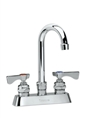 Krowne 15-301L - Low Lead Royal Series 4-inch Center Deck Mount Faucet with 6-inch Wide Gooseneck