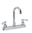 Krowne 15-501L - Low Lead Royal Series 8-inch Center Deck Mount Faucet with 6-inch Wide Gooseneck
