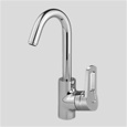 KWC DIVO-ARCO® Bar Faucet Chrome Plated and Side Lever Handle