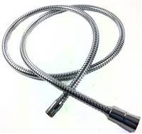 KWC Z.534.830.000 pull-out hose metal L1400, chrome M14x1/G1/2"