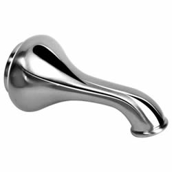 Meridian 2007570 - 6-inch Tub Spout (Solid Brass Construction) - Brushed Nickel