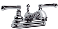Meridian 2022000 - Centerset Lavatory Faucet Lever Handles (Solid Brass Construction) - Polished Chrome