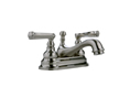 Meridian 2022010 - Centerset Lavatory Faucet Lever Handles (Solid Brass Construction) - Brushed Nickel