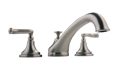 Meridian 2026120 - Roman Tub Faucet Lever Handles (Solid Brass Construction) - Brushed Nickel
