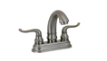 Meridian 2049010 - Centerset Lavatory Faucet Lever Handles (Solid Brass Construction) - Brushed Nickel