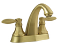Meridian 2054030 - Centerset Lavatory Faucet Lever Handles (Solid Brass Construction) - Brushed Brass