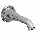 Meridian 2077740 - 7-inch Tub Spout (Solid Brass Construction) - Brushed Nickel