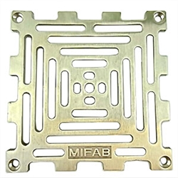 MIFAB S6PG 3 6X6 grate w/ securing screws 5 1/2" OUTSIDE DIAMETER