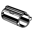 Moen - 10066 - Slide Stop Tube for Push/Pull Style Shower Valves