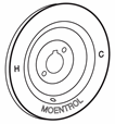Moen 12246 - Polished Chrome Moentrol Deep Recessed Escutcheon Plate