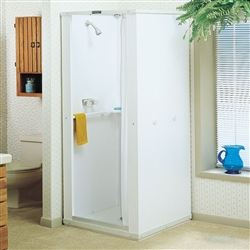 Mustee 30 Durastall Shower Stall 30x30 Standard Base