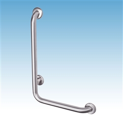 Mustee CareGiver® 390 Series 1-½ inch Angled 90° Safety Grab Bars