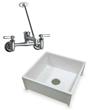 Chicago Faucets Mustee Service And Mop Sink Combo Deal