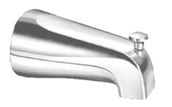 Pasco 1117 - 1/2-inch Chrome Plated Brass Front Diverter Tub Spout