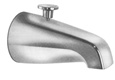 Pasco - 1127 1/2-inch IPS Solid Brass Chrome Plated Back Diverter Tub Spout