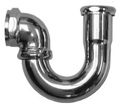 Pasco 34172 - 1-1/4 inch - 20 Gauge Sink Trap W/Cast Elbow