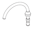 Pfister Faucets 920-036A - Polished Chrome Spout