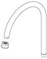 Pfister Faucets 920-052A - Chrome Gooseneck Spout