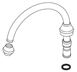 Pfister Faucets 920-360V - Polished Brass Spout