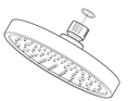 Pfister Faucets 973-026A RAINCAN Shower Head Chrome