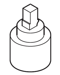 Pfister Faucets 974-122 - Single Control Mixing Ceramic Cartridge