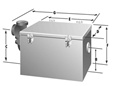 Rockford G-100-C Small Cabinet Grease Trap