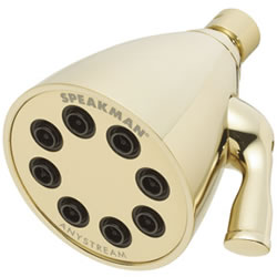 Speakman S-2251-PB - Anystream® Icon 64 Spray Showerhead, Polished Brass