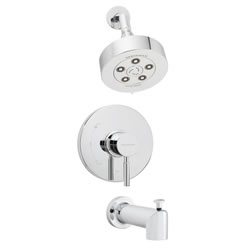 Speakman SM-1030-P Neo Pressure Balance Valve & Trim in Shower combination and Tub spout in Polished Chrome