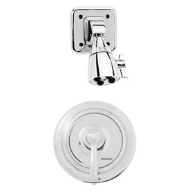 Speakman SM-5020 - SM-5000 thermostatic/pressure balance valve. Adjustable temperature limit stop. All brass body with bonnet. S-2280 pressure balanced wall mounted showerhead. Meets ASSE 1016 and ASME A112.18.1/CSA B125.1