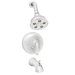 Speakman SM-7030-P Caspian Pressure Balance Valve & Trim in Shower combination and Tub spout in Polished Chrome