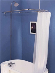 Strom Plumbing P0034EXT - Shower Enclosure Set with an Extended 57 x 31 inch Enclosure