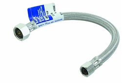 Eastman 1/2 FIP x 3/8 Compression Stainless Steel Supply Hose - Available In Different Lengths