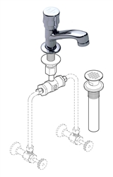 Symmons S-73-G Single Post Metering Faucet