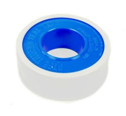 The plumber's T-Tape is designed as a seal for pipe thread fittings. The tape is wrapped around the exposed threads of a pipe before it is screwed into place.