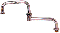 T&S Brass - 069X - Double Joint Swing Nozzle, 12-inch Back Section, 12-inch Front Section, 24-inch Overall Length