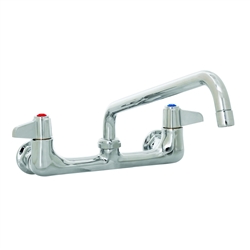T&S Brass - 5F-8WLX10 - Faucet, Wall Mount, 8-inch Centers, 10-inch Swivel Nozzle