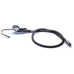 T&S Brass - B-0102-A - Pot & Glass Filler, Hook Nozzle, 68-inch Flexible Stainless Steel Hose