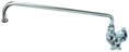 T&S Brass - B-0211 - Single Pantry Faucet, Single Hole Base, Wall Mount, 12-inch Swing Nozzle (062X)