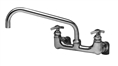 T&S Brass B-0290-PRISON - Big-Flo Mixing Faucet, Wall Mount, 8" Centers, 12" Swing Nozzle, Ll Inlets, Solid Brass