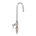 T&S Brass - B-0305 - Single Pantry Faucet, Deck Mount, Rigid Gooseneck, Stream Regulator