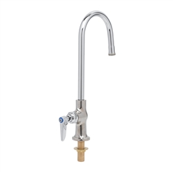 T&S Brass - B-0305 - Single Pantry Faucet, Deck Mount, Rigid Gooseneck, Stream Regulator