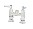 T&S Brass - B-0325-LN - Double Pantry Swivel Base Faucet, Deck Mount, 4-inch Centers, Less Nozzle