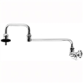 T&S Brass - B-0592 - Pot Filler, Wall Mount, Single Control, 18-inch Double Joint Nozzle, Insulated On-Off Control