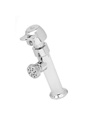 T&S Brass - B-0800-PA - Wall Mounted Push Button, Metering Wash Sink Faucet with Pivot Action Metering