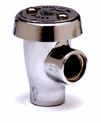 T&S Brass - B-0968 - Vacuum Breaker, 3/8-inch NPT Inlet and Outlet, Atmospheric, Polished Chrome Finish