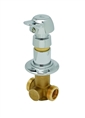 T&S Brass - B-1029-PA - Concealed Straightway Valve, Slow Self-Closing, Pivot Action Metering