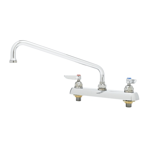T&S Brass B-1123 Workboard Faucet, Deck Mount, 8